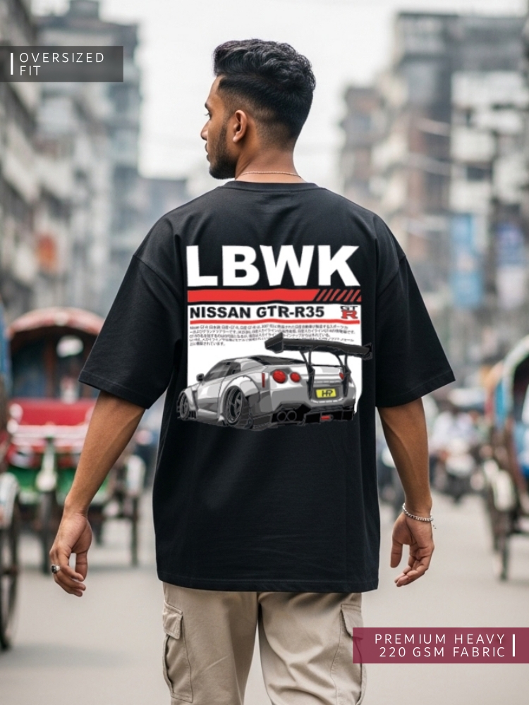 OS20 Nissan GTR-35 Oversized T-shirt_img_0