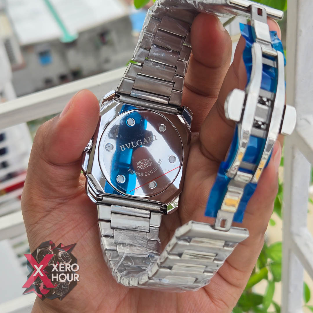 Bvlgari Octagon Shape Chronograph | Grey_img_5