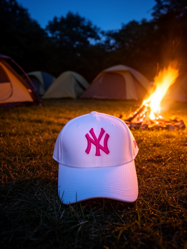 NY Adjustable Cotton Cap – Four Color Variants with Dual-Tone Logo_img_2