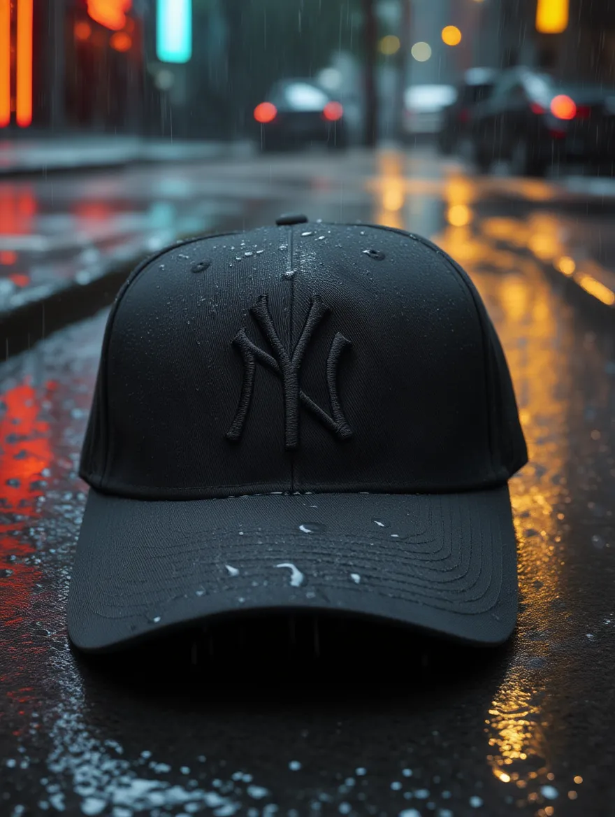 NY Adjustable Cotton Cap – Four Color Variants with Dual-Tone Logo_img_10