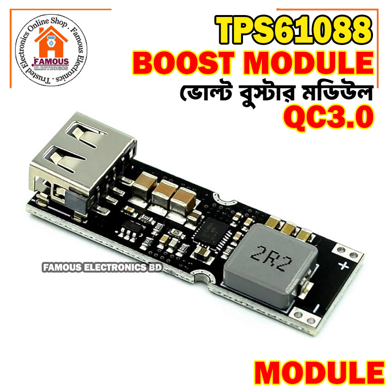 TPS61088 Single Cell Lithium Battery Boost Module Board 3.7V 4.2V Liter 5V 9V 12V USB Mobile Phone Fast Charge_img_6