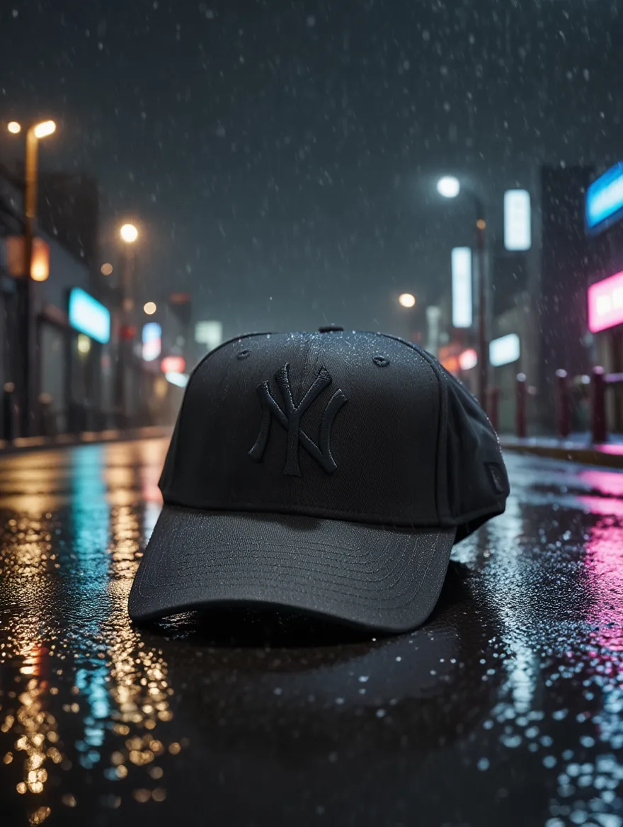 NY Adjustable Cotton Cap – Four Color Variants with Dual-Tone Logo_img_12