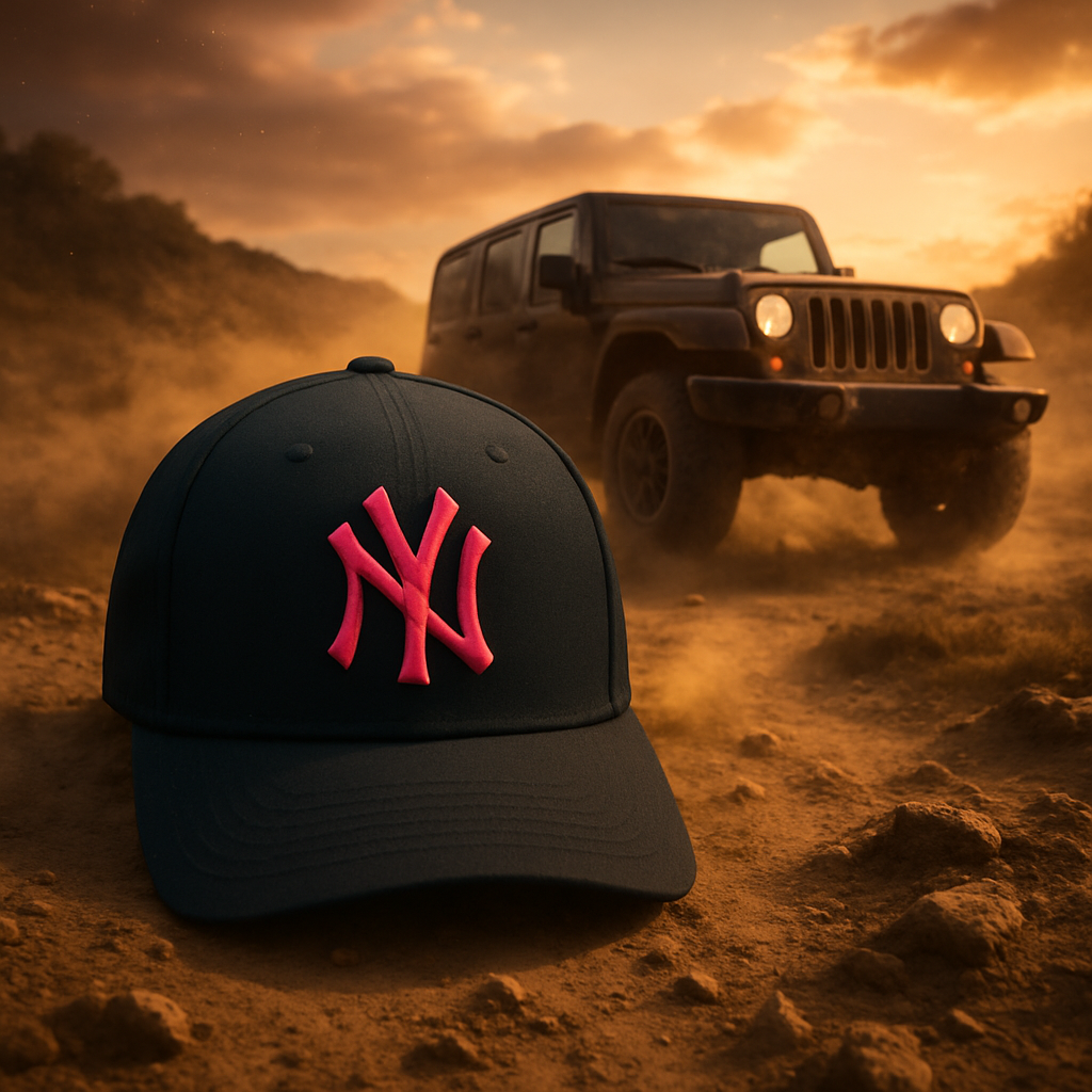 NY Adjustable Cotton Cap – Four Color Variants with Dual-Tone Logo_img_14