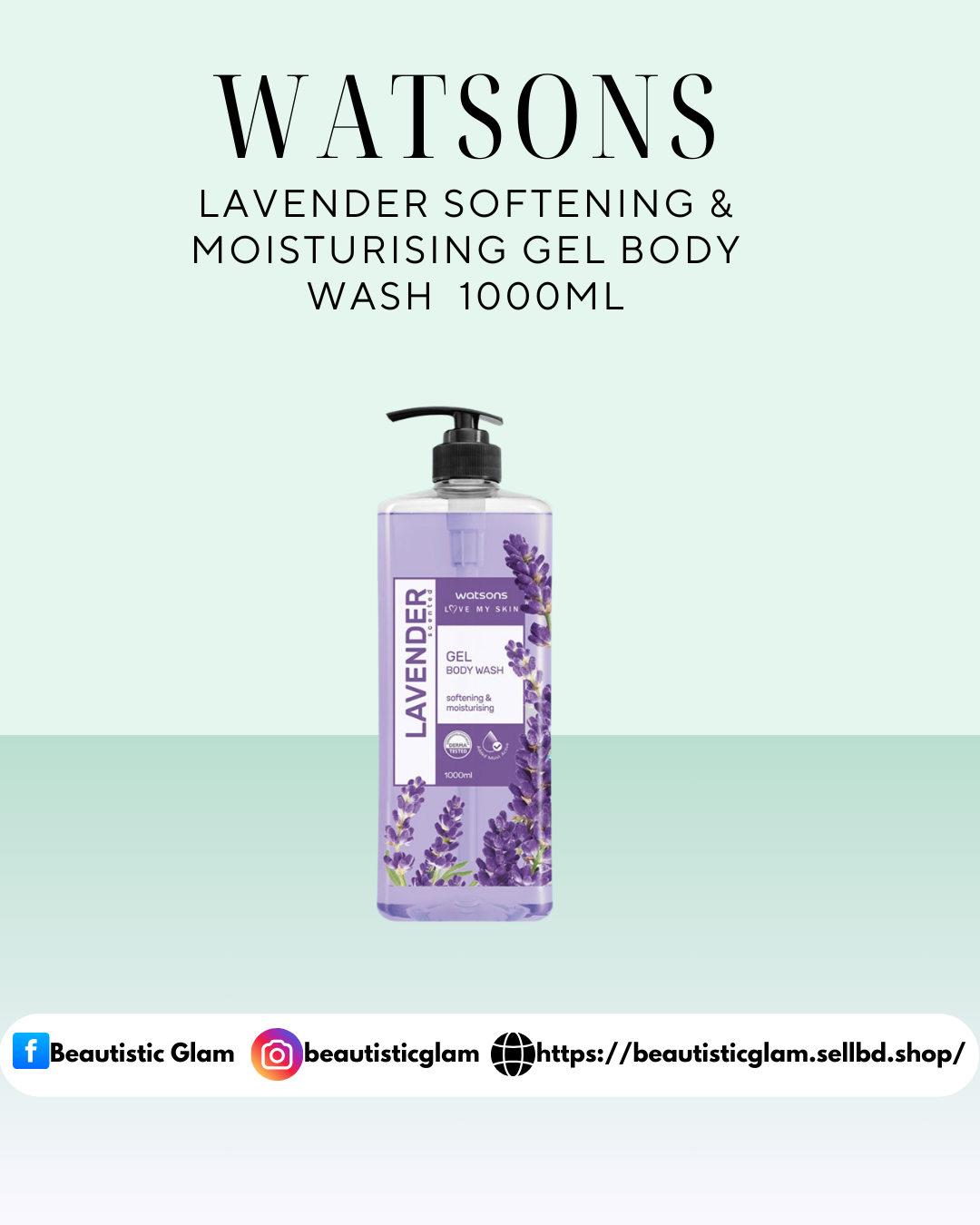 Watson Softening & Moisturising Gel Body Wash1000ML_img_1