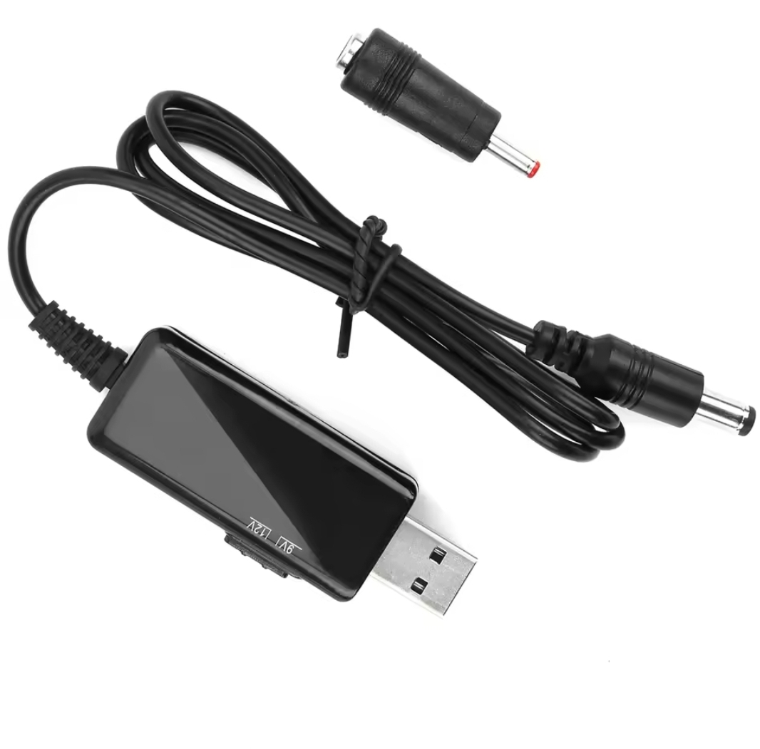 USB to 9V / 12V Step-Up Converter Cable | 5V to 9V/12V DC Voltage Booster Regulator_img_1
