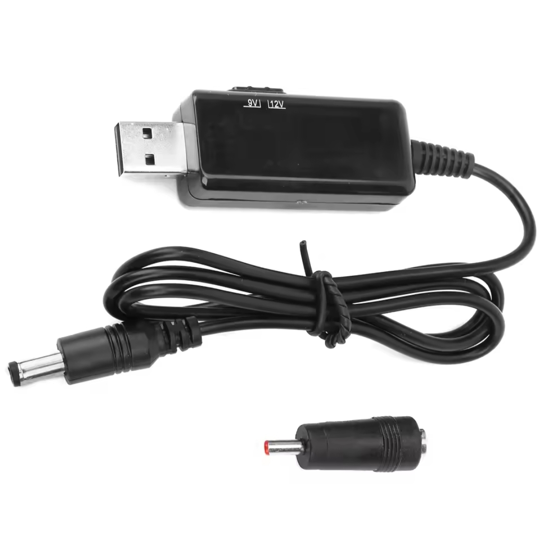USB to 9V / 12V Step-Up Converter Cable | 5V to 9V/12V DC Voltage Booster Regulator_img_2