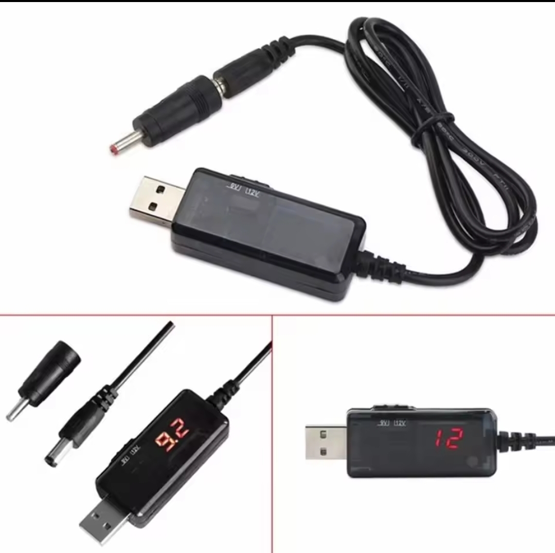 USB to 9V / 12V Step-Up Converter Cable | 5V to 9V/12V DC Voltage Booster Regulator_img_4