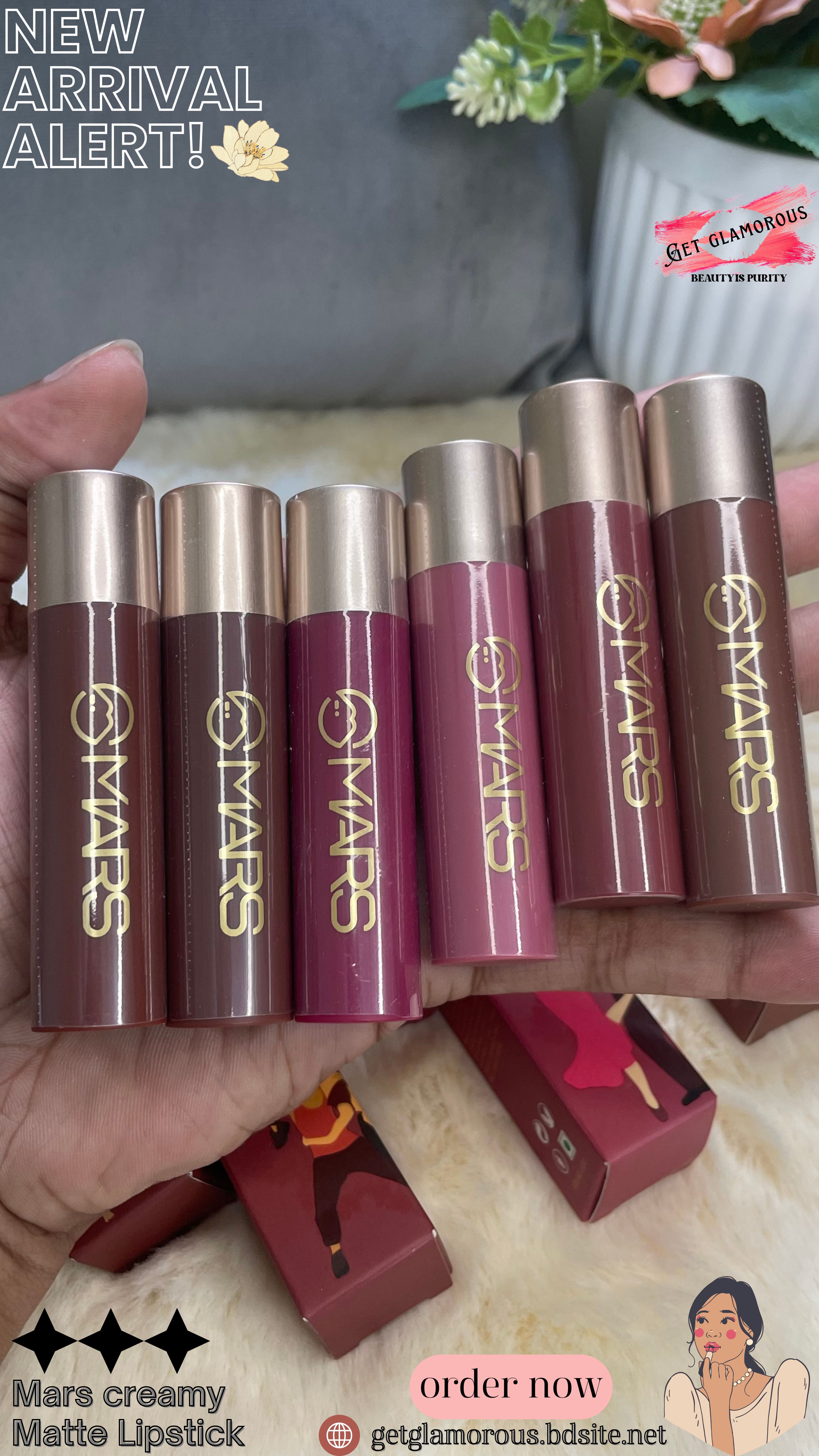 Mars Creamy Matte Lipstick_img_0