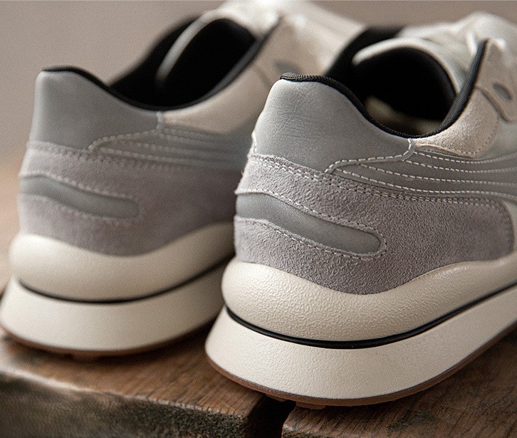 Retro White Running Shoes_img_6