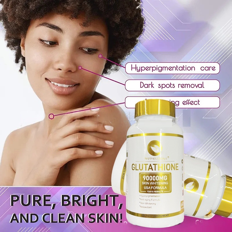 Wellness Ways Skin Whitening Glutathione 90000mg 60 Capsules - Made in USA_img_6