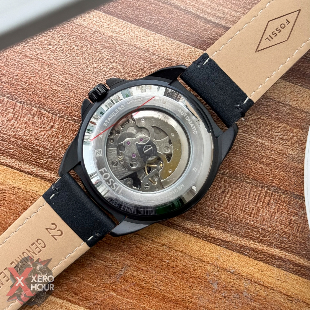 Fossil Skeleton | SS body Mattel black | Automatic Movement | Small Dial_img_1