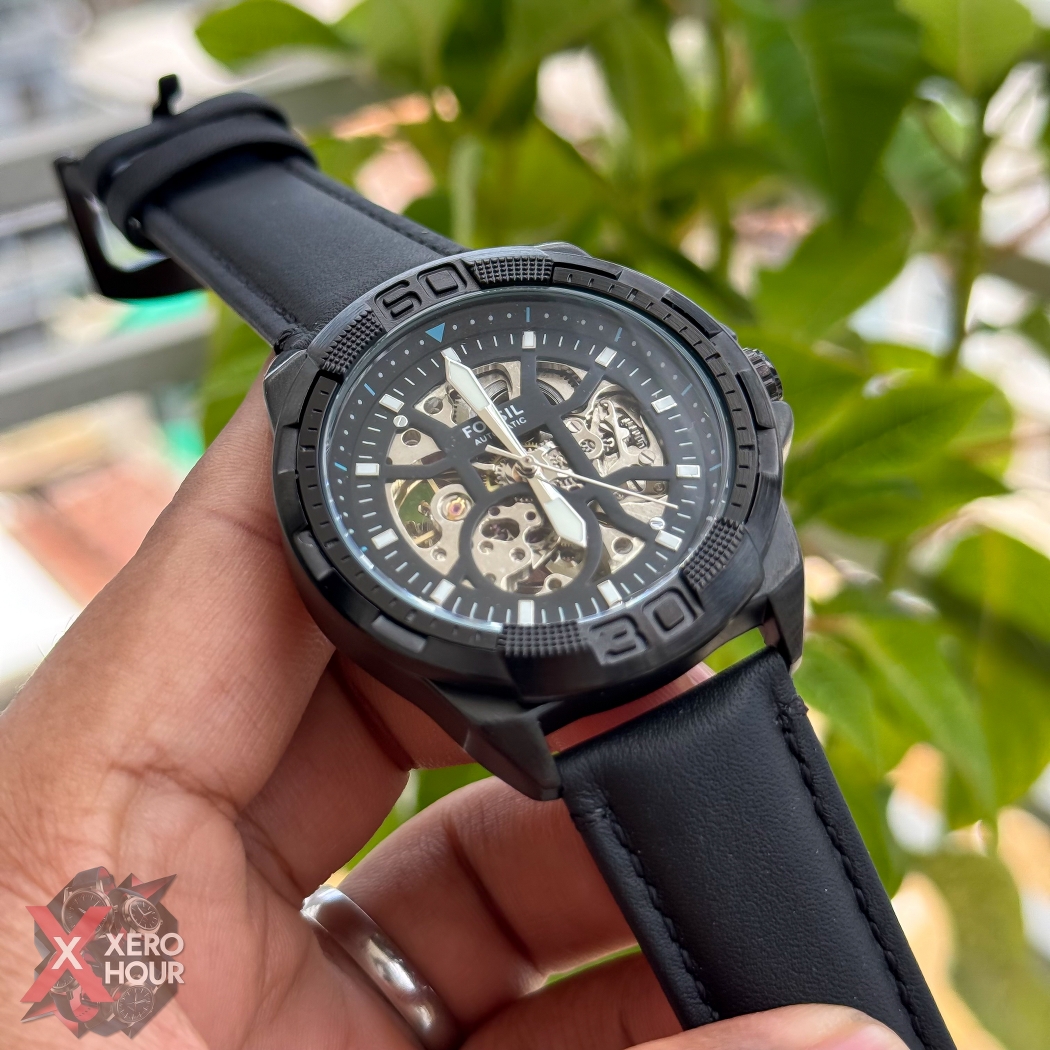 Fossil Skeleton | SS body Mattel black | Automatic Movement | Small Dial_img_5