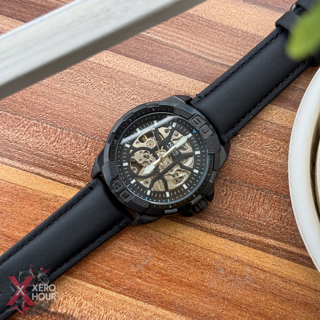 Fossil Skeleton | SS body Mattel black | Automatic Movement | Small Dial_img_6