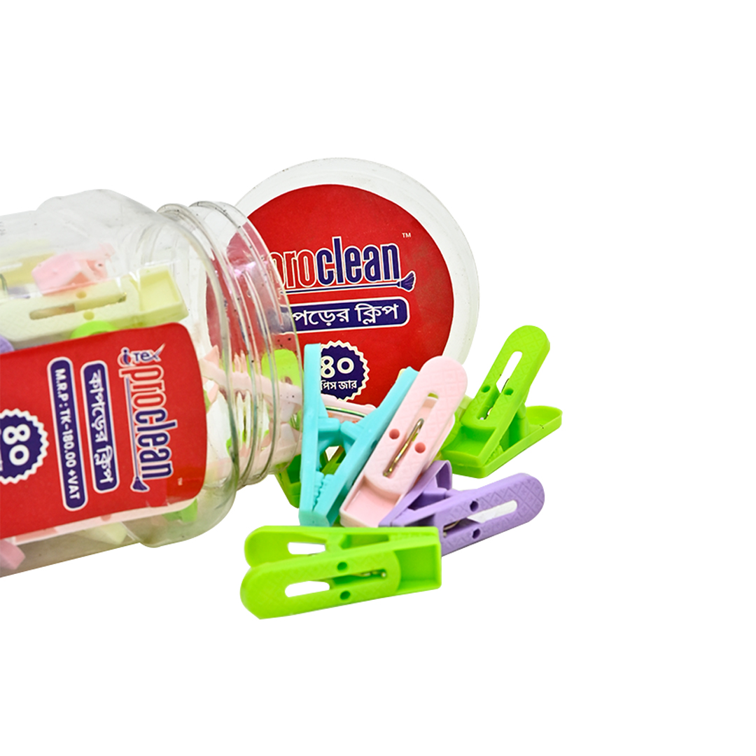 Proclean Cloth Clip Jar ( 40pcs ) CC-1800_img_2