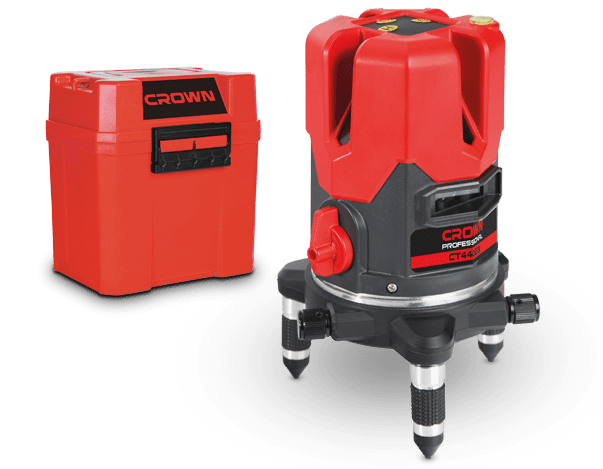 CROWN CT44023 Professional Laser Level, 2V1H1D, 30m, ±1mm; CT44023_img_2