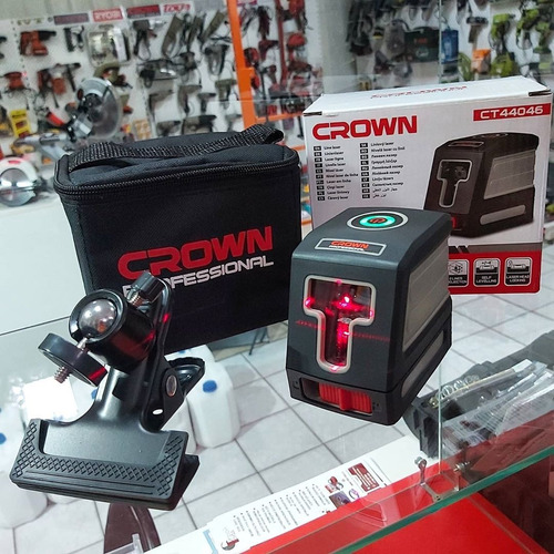 CROWN CT44046 Professional Line Laser, 1V1H, 15m, ±3mm; CT44046_img_2