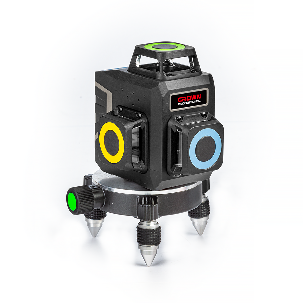 CROWN CT44088 Professional Laser Level, 3x360°, 10m, ±3mm; CT44088-R TB_img_1
