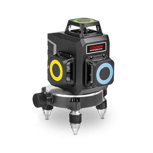 CROWN CT44088 Professional Laser Level, 3x360°, 10m, ±3mm; CT44088-R TB_img_3