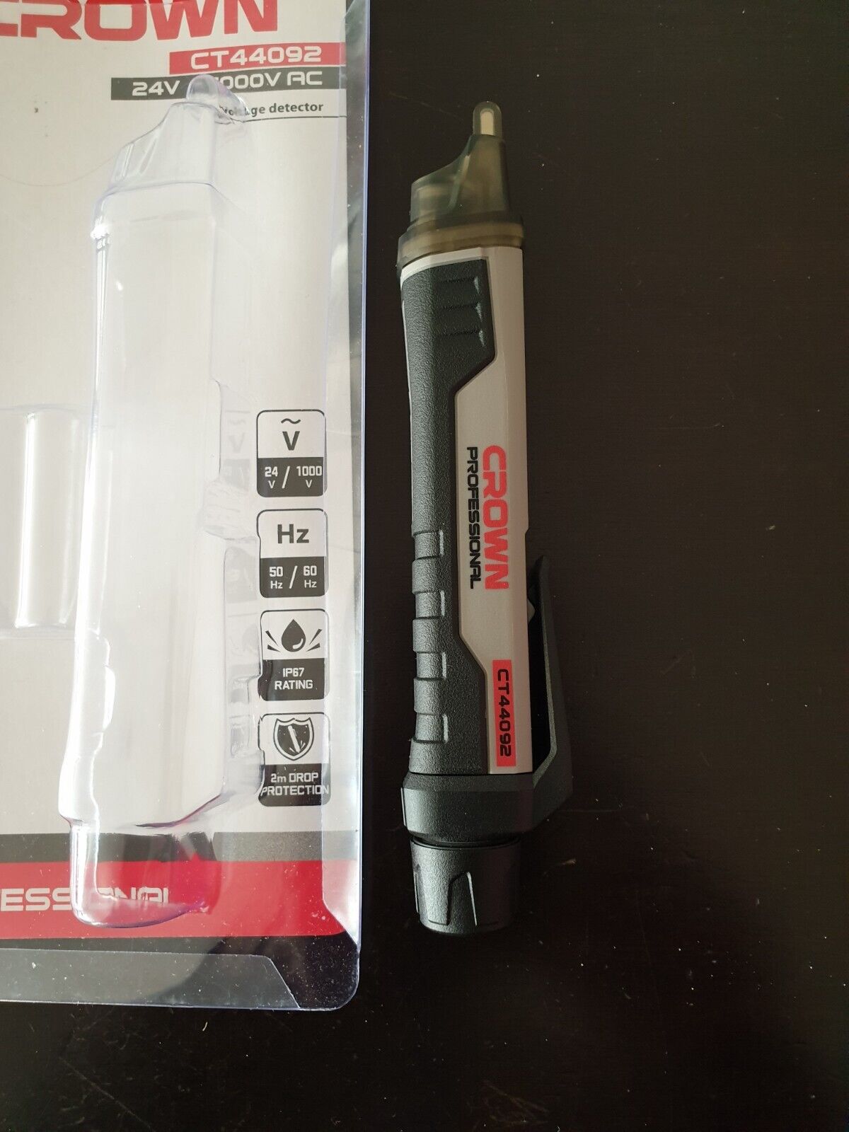 CROWN CT44092 Voltage Detector, 24-1000V, Digital display, Professional; CT44092_img_4