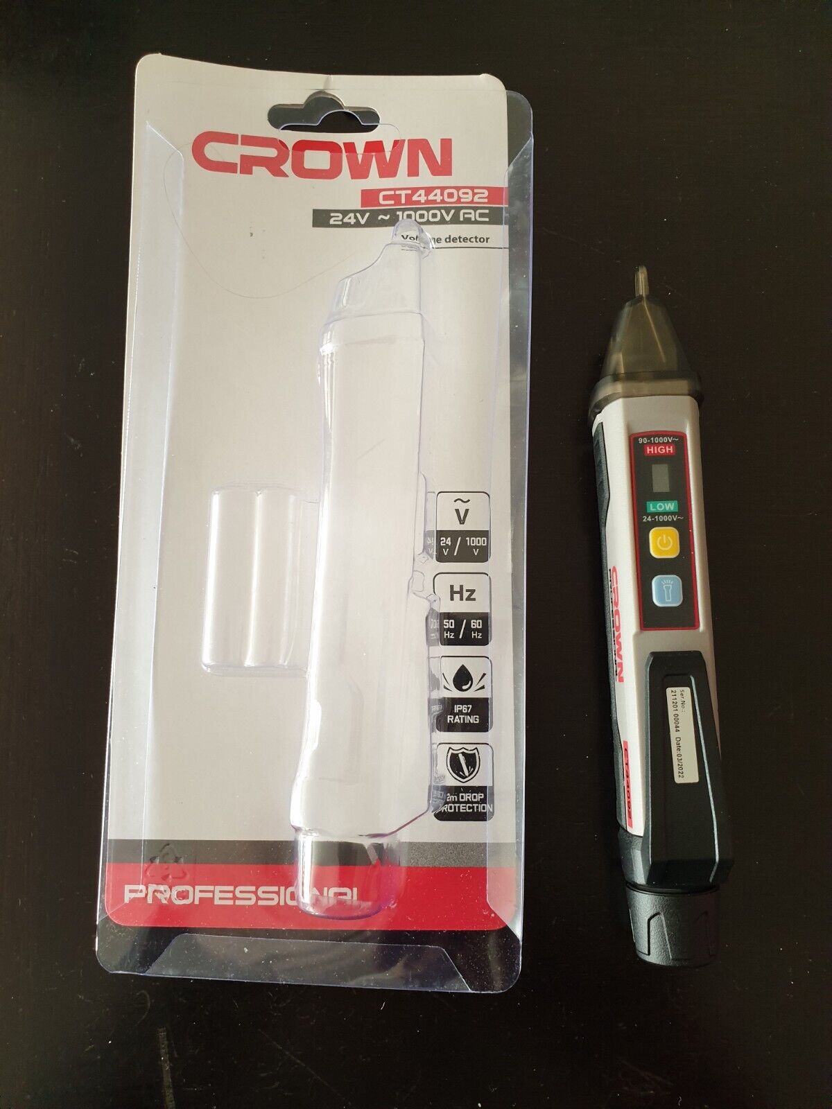 CROWN CT44092 Voltage Detector, 24-1000V, Digital display, Professional; CT44092_img_7