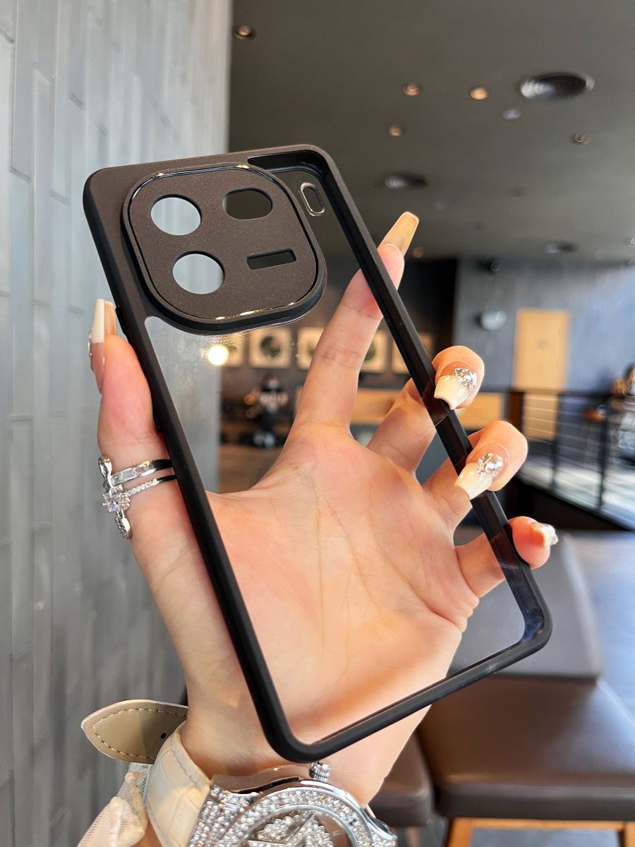 IQOO12 edge silicone transparent anti-fall protective case_img_1