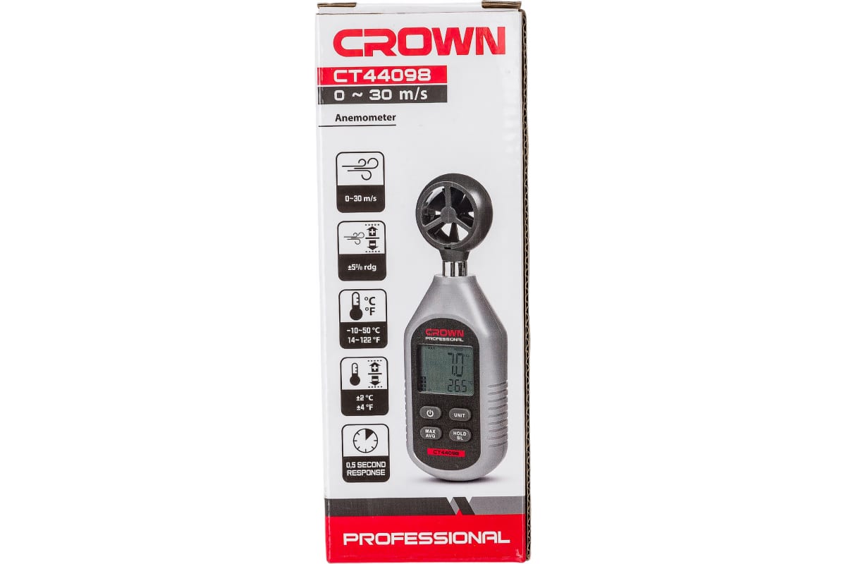 CROWN CT44098 Digital Anemometer, 0-30m/s; Model : CT44098_img_6