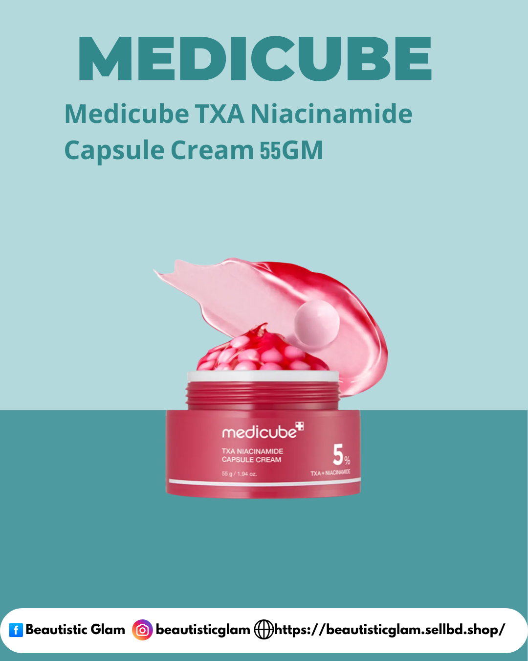 Medicube TXA Niacinamide Capsule Cream 55GM