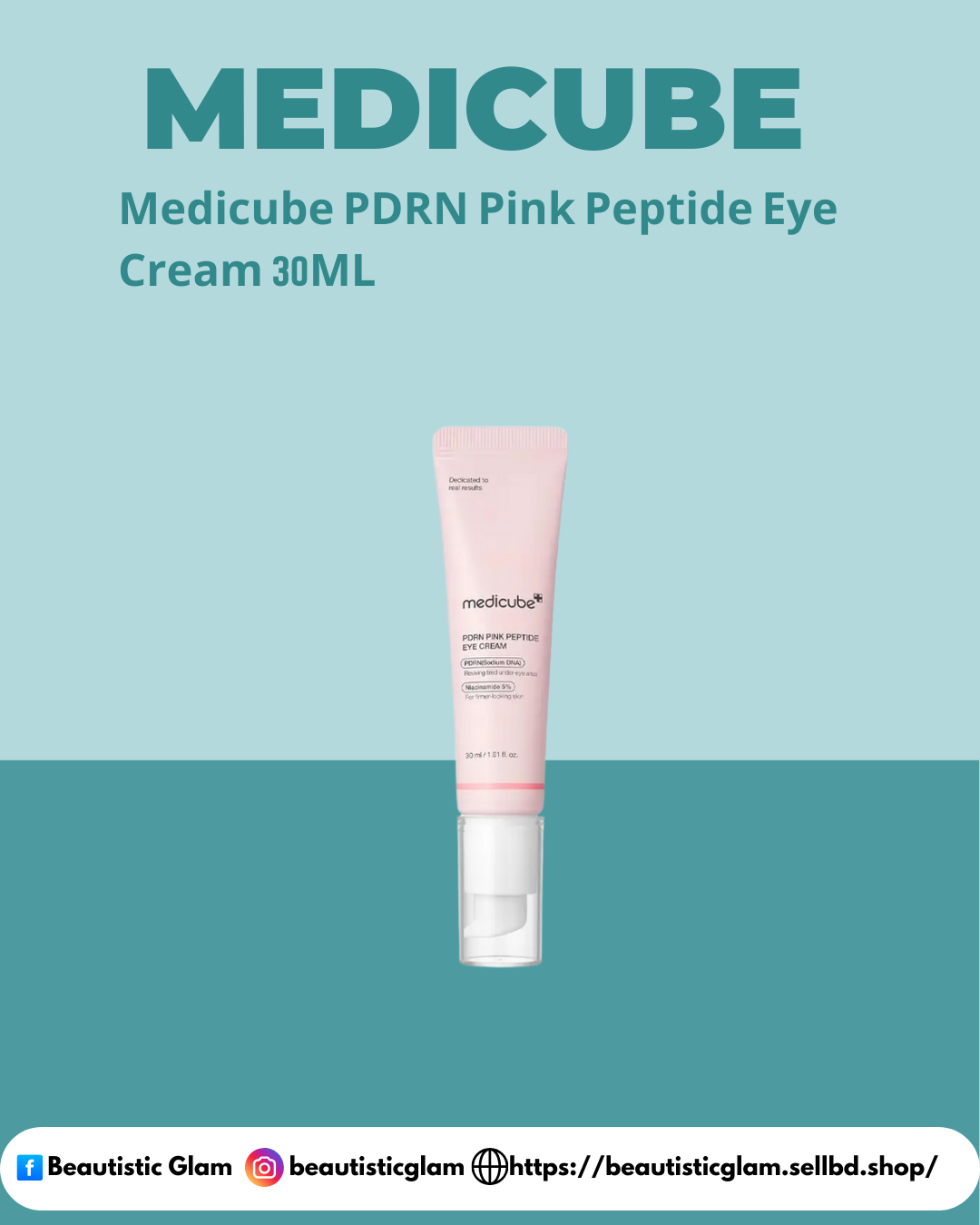 Medicube PDRN Pink Peptide Eye Cream 30ML