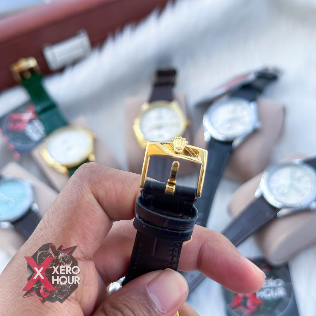 Rolex 1908 | Classic Edition | Leather Belt watch | 6 Color Variant_img_7