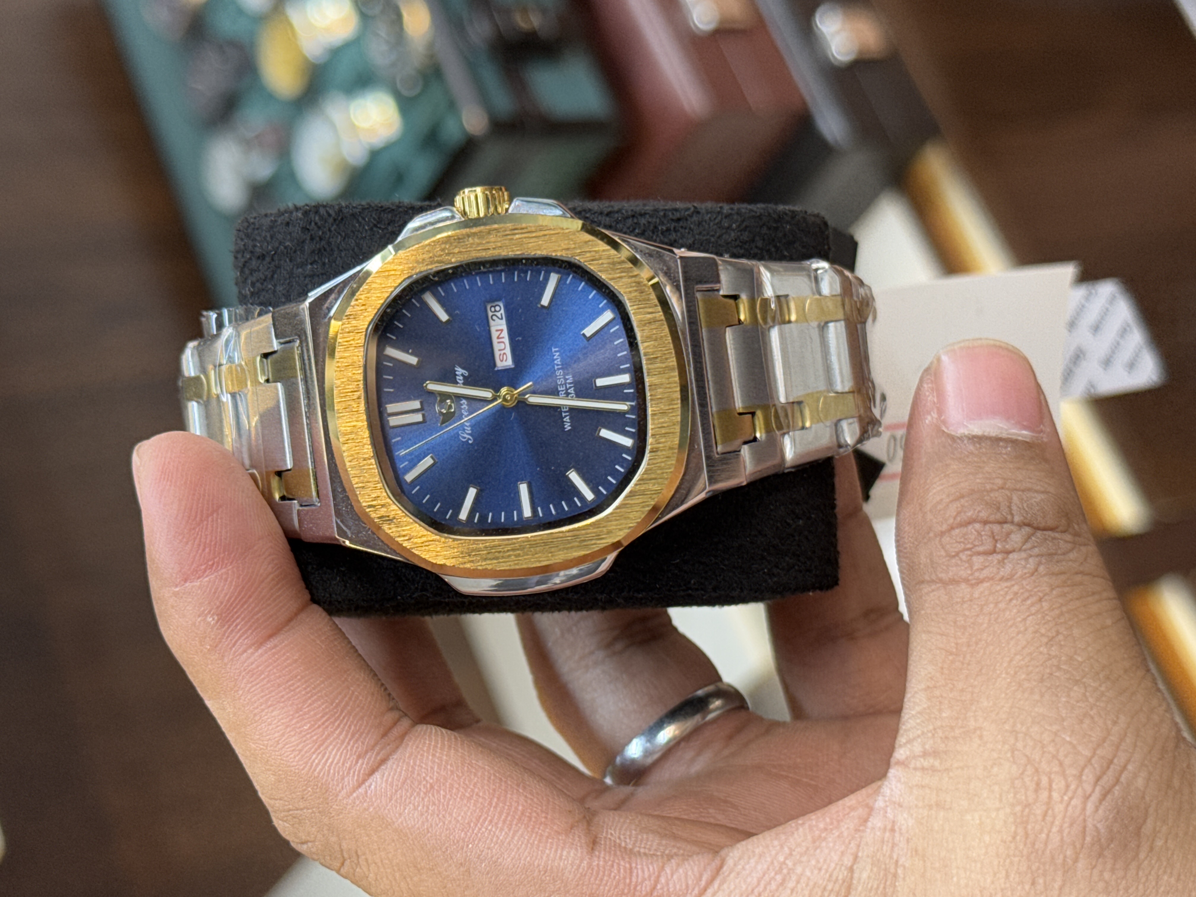 Success Way  daydate | L208 dual tone Blue dial