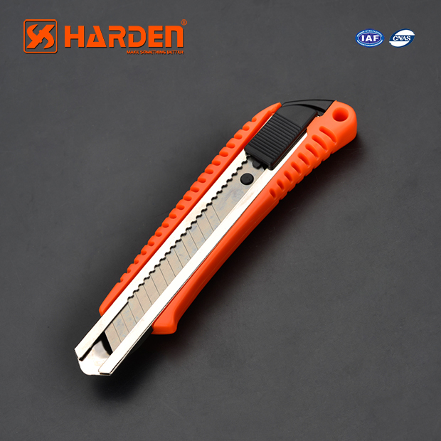 HARDEN Professional Snap-Off Cutter, 18mm x 150mm, Plastic Cutter, Utility Knife, Anti cutter; 570306_img_3