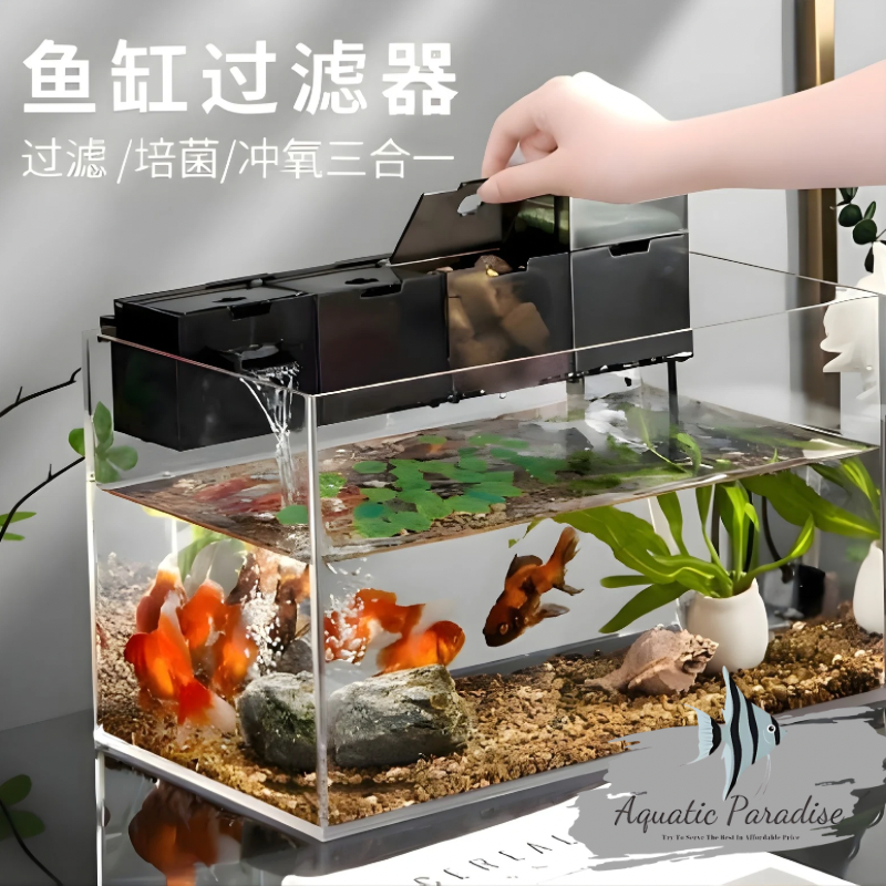 AquaFlow 3-in-1 Silent Filter & Circulator