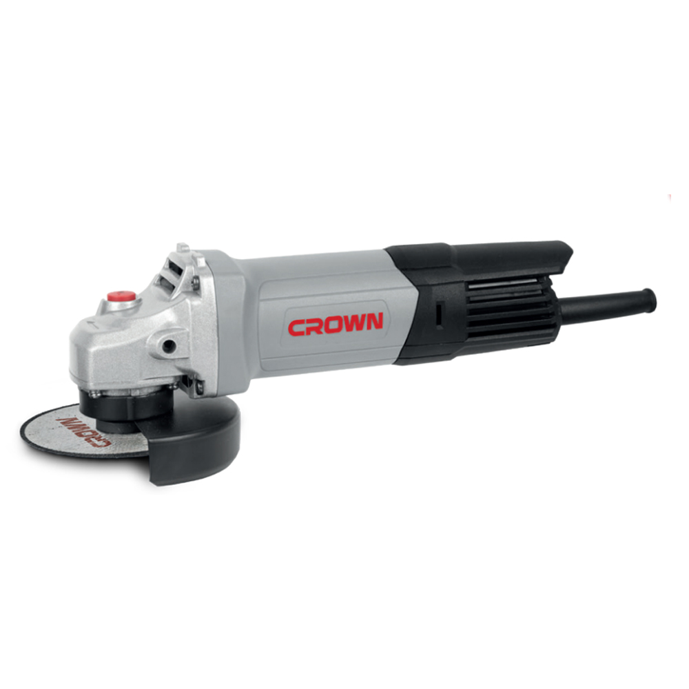 CROWN CT13582 4" Professional Angle grinder, 760W, 100mm, Rear switch; CT13582 - 100