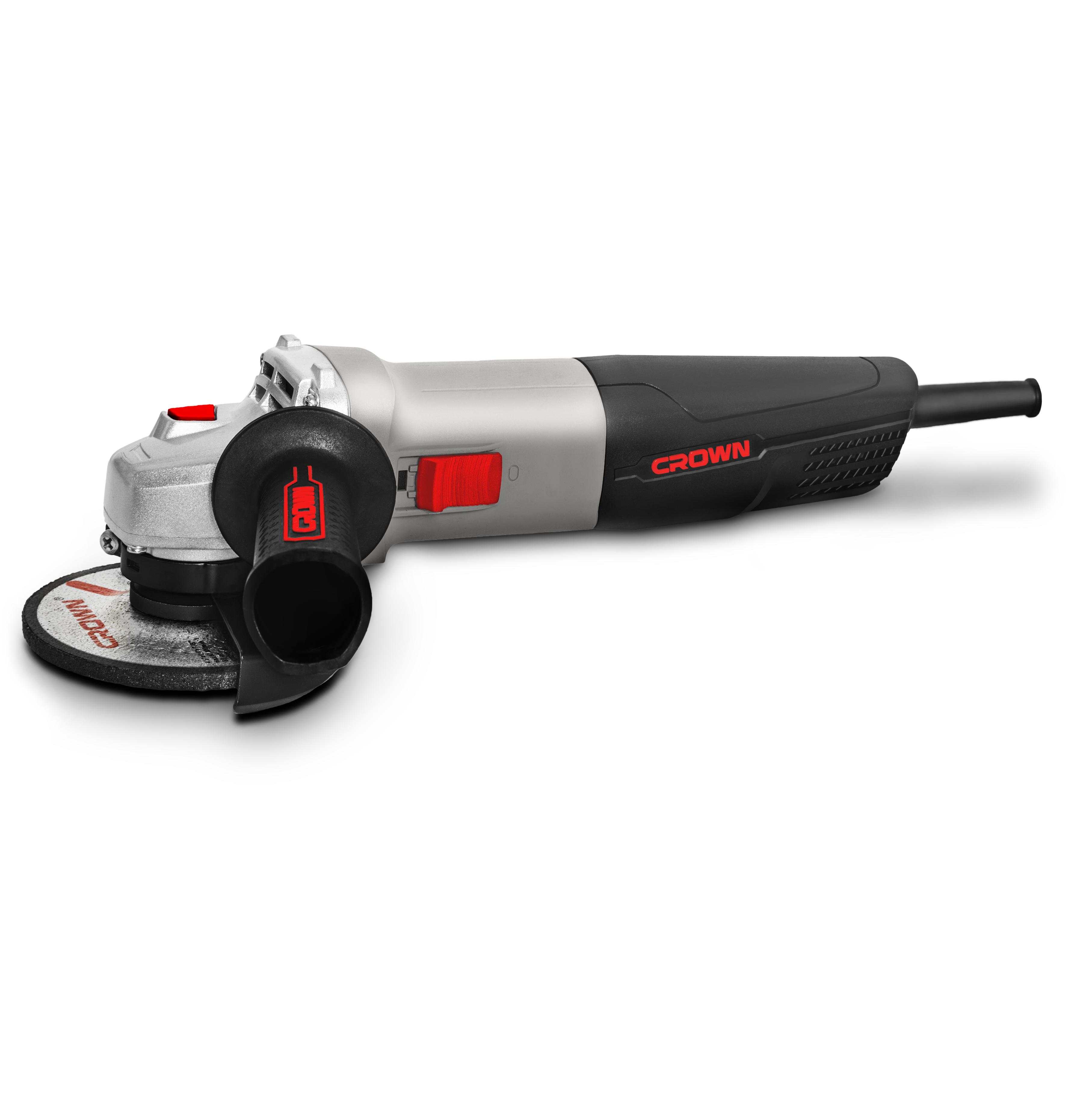 CROWN CT13497 4" Professional Angle Grinder, 860W, 100mm, Side switch; CT13497-100