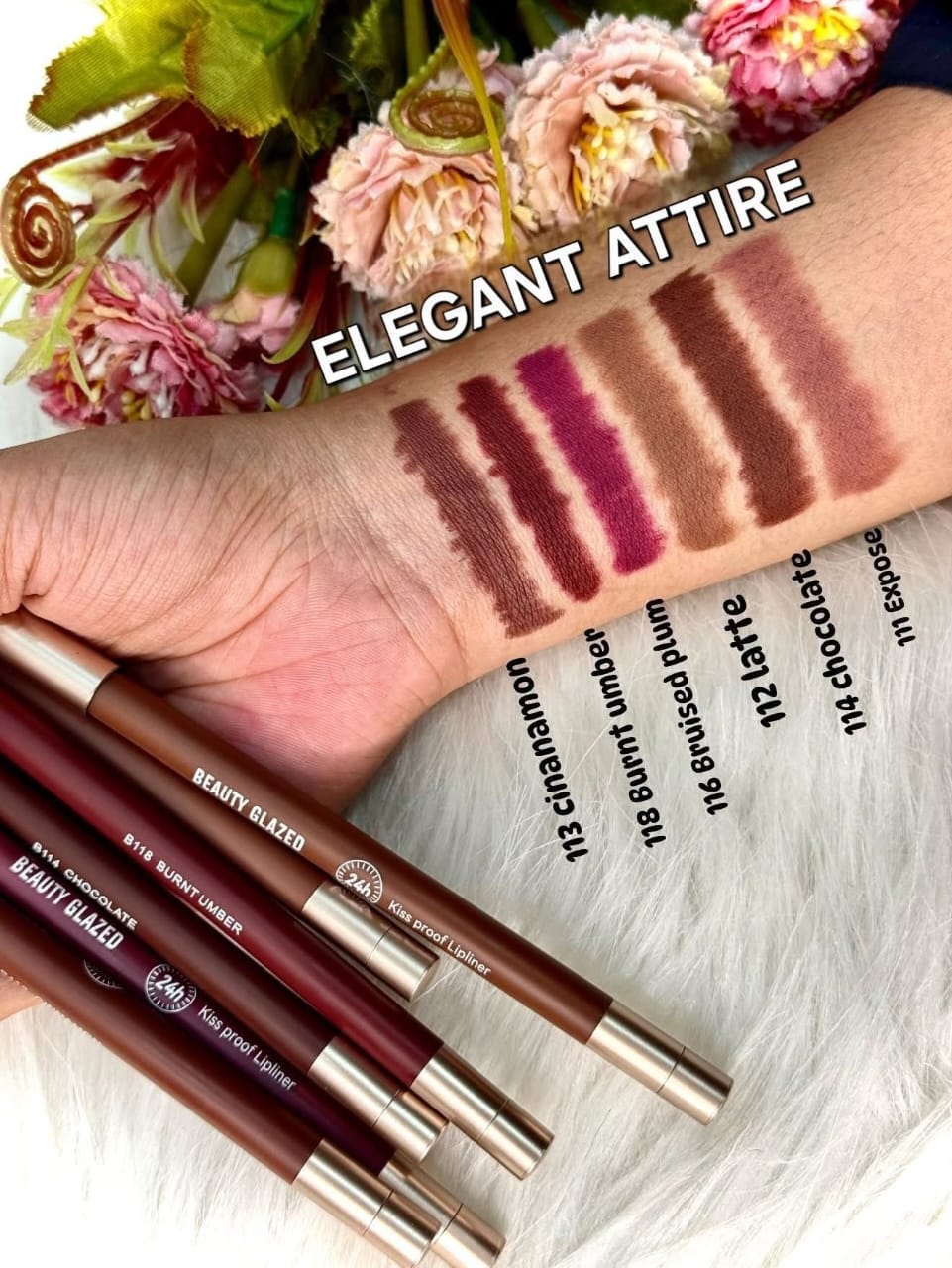 Beauty Glazed Water proof & Long Lasting Lip Liner_img_3