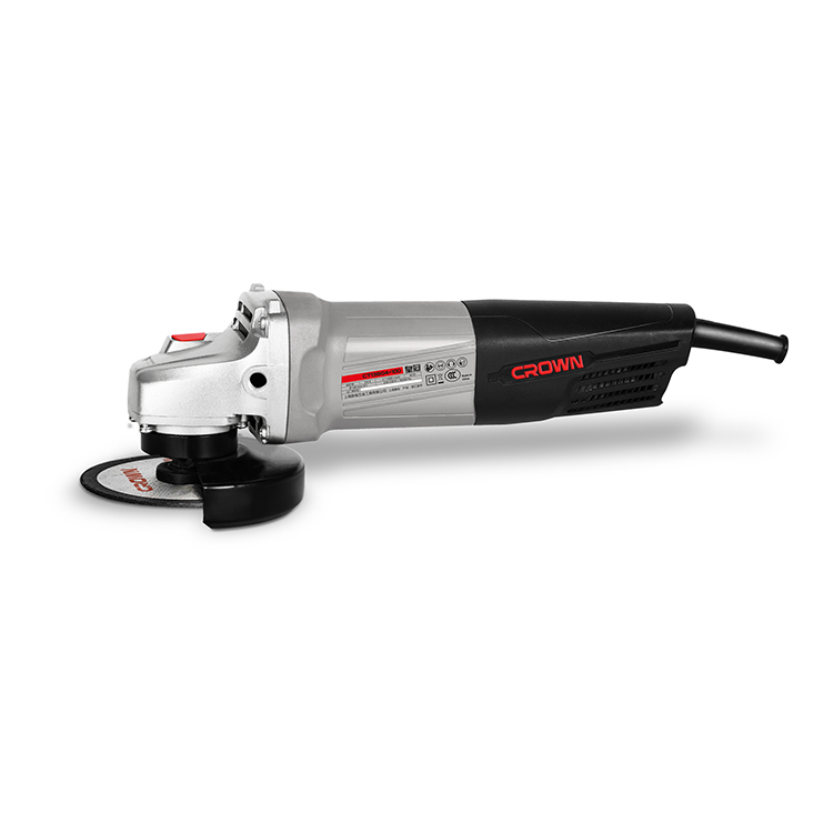 CROWN CT13504 4" Professional Angle Grinder, 860W, 100mm, Rear switch; CT13504-100