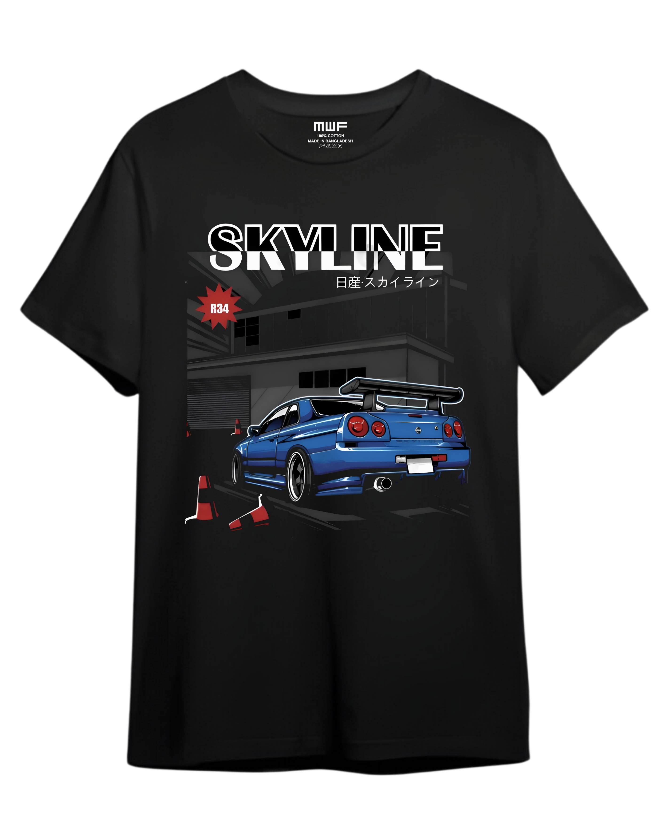 Skyline R34 Premium T-shirt || Tees_img_1