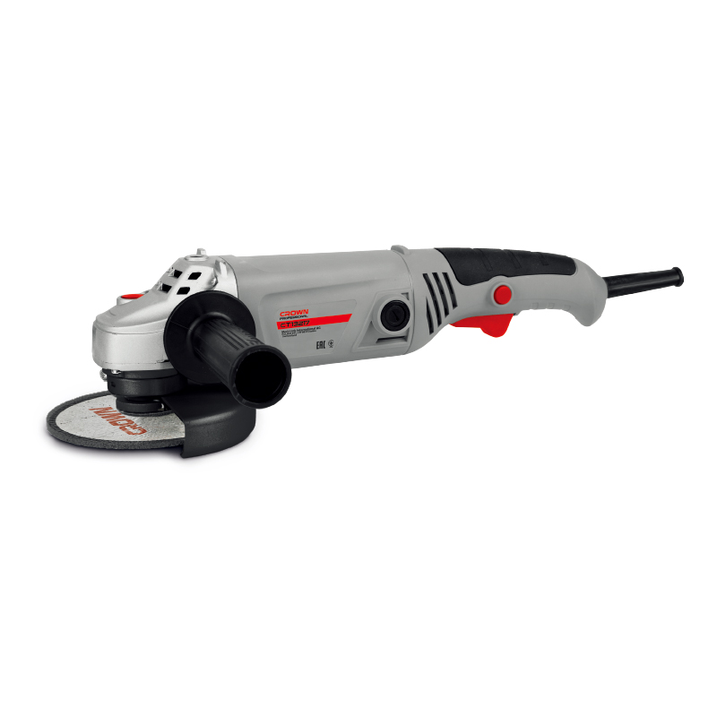 CROWN CT13217 5" Professional Angle Grinder, 1010W, 125mm, Rear switch; CT13217