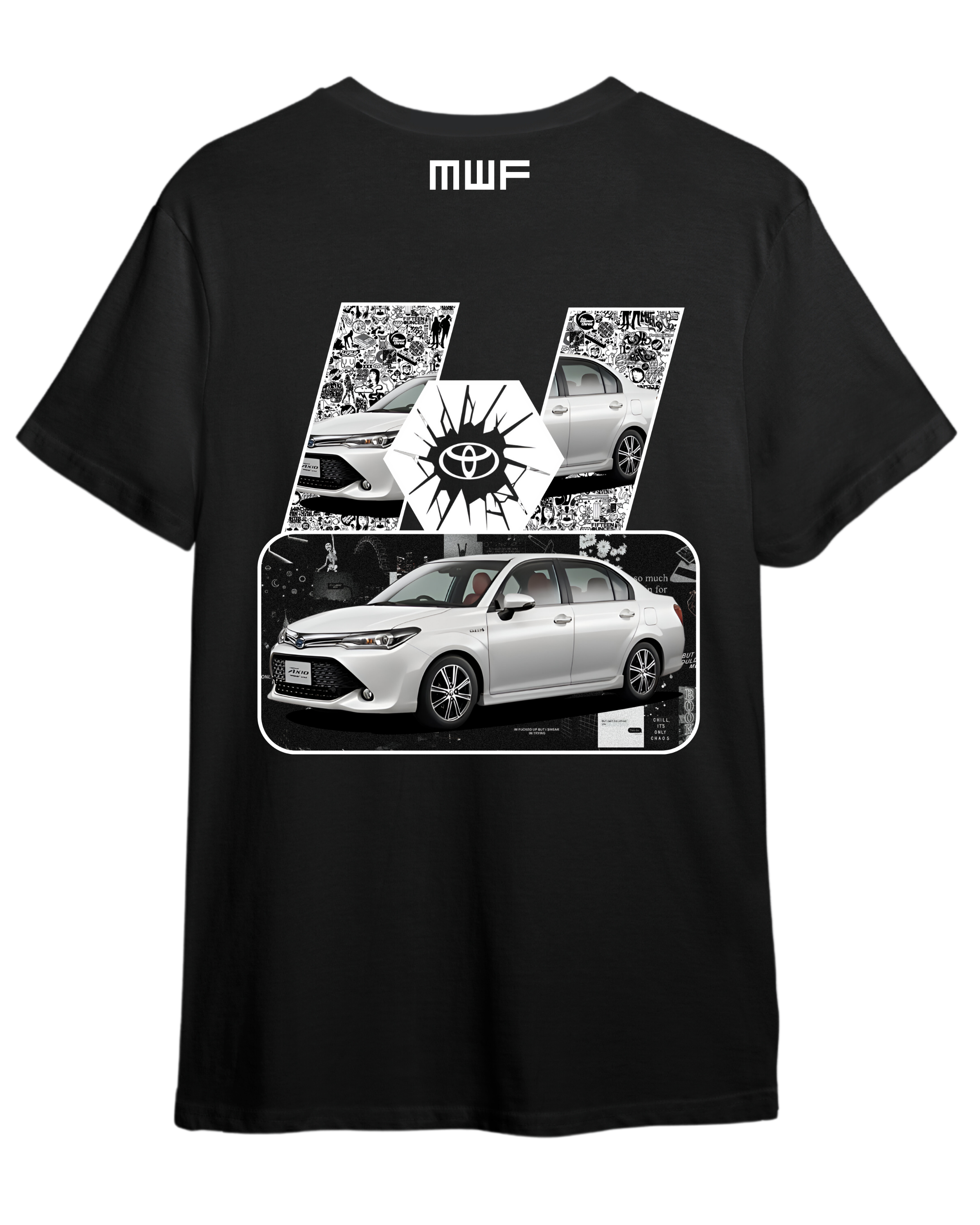 Toyota Axio WXB Premium T-shirt || Tees_img_2