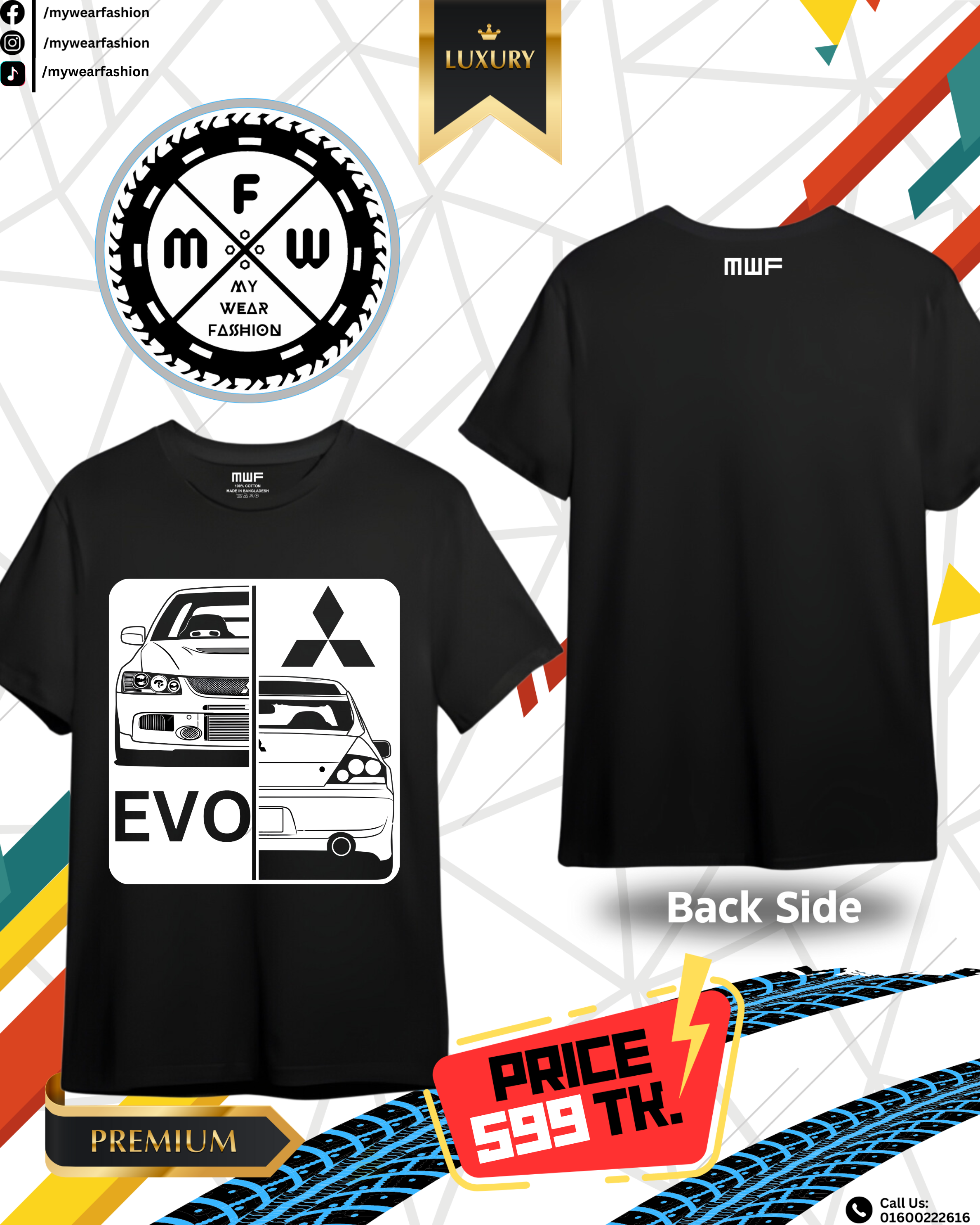 Mitsubishi EVO Premium T-shirt || Tees_img_0