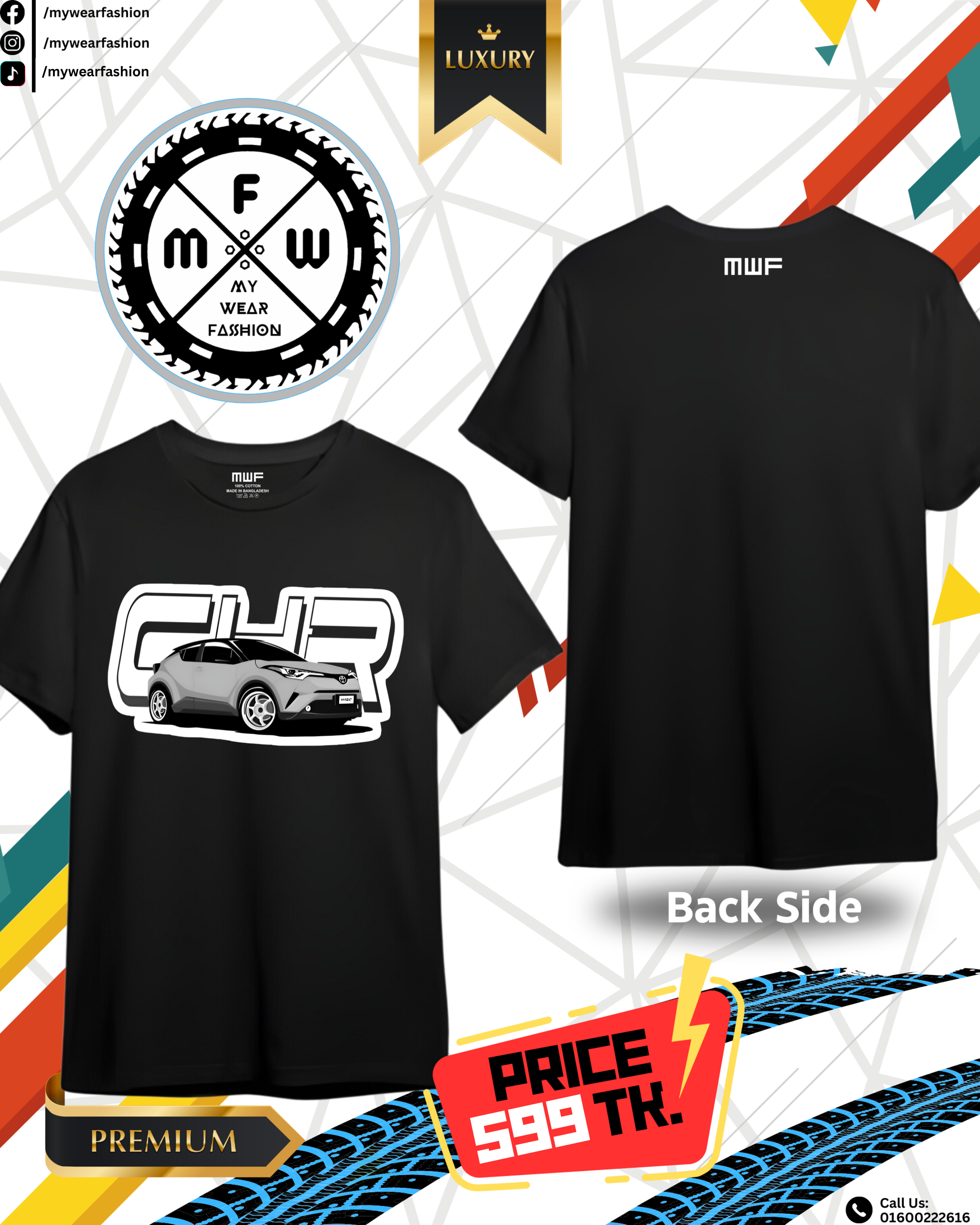 Toyota CHR Premium T-shirt || Tees