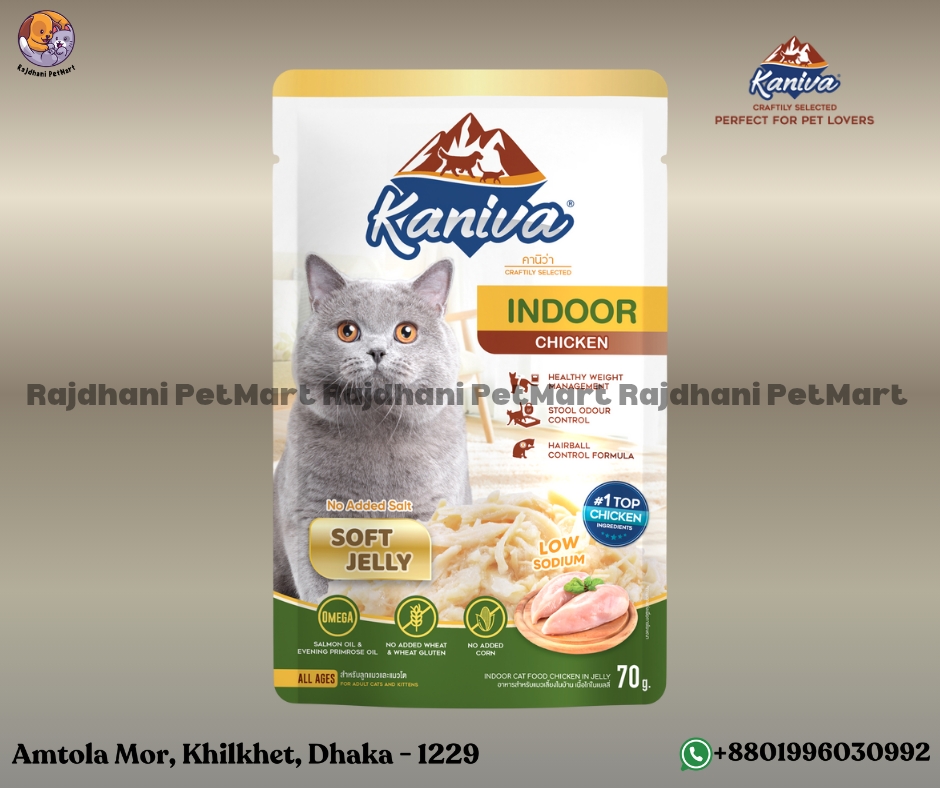 Kaniva Pouch Indoor Chicken Soft Jelly 70G