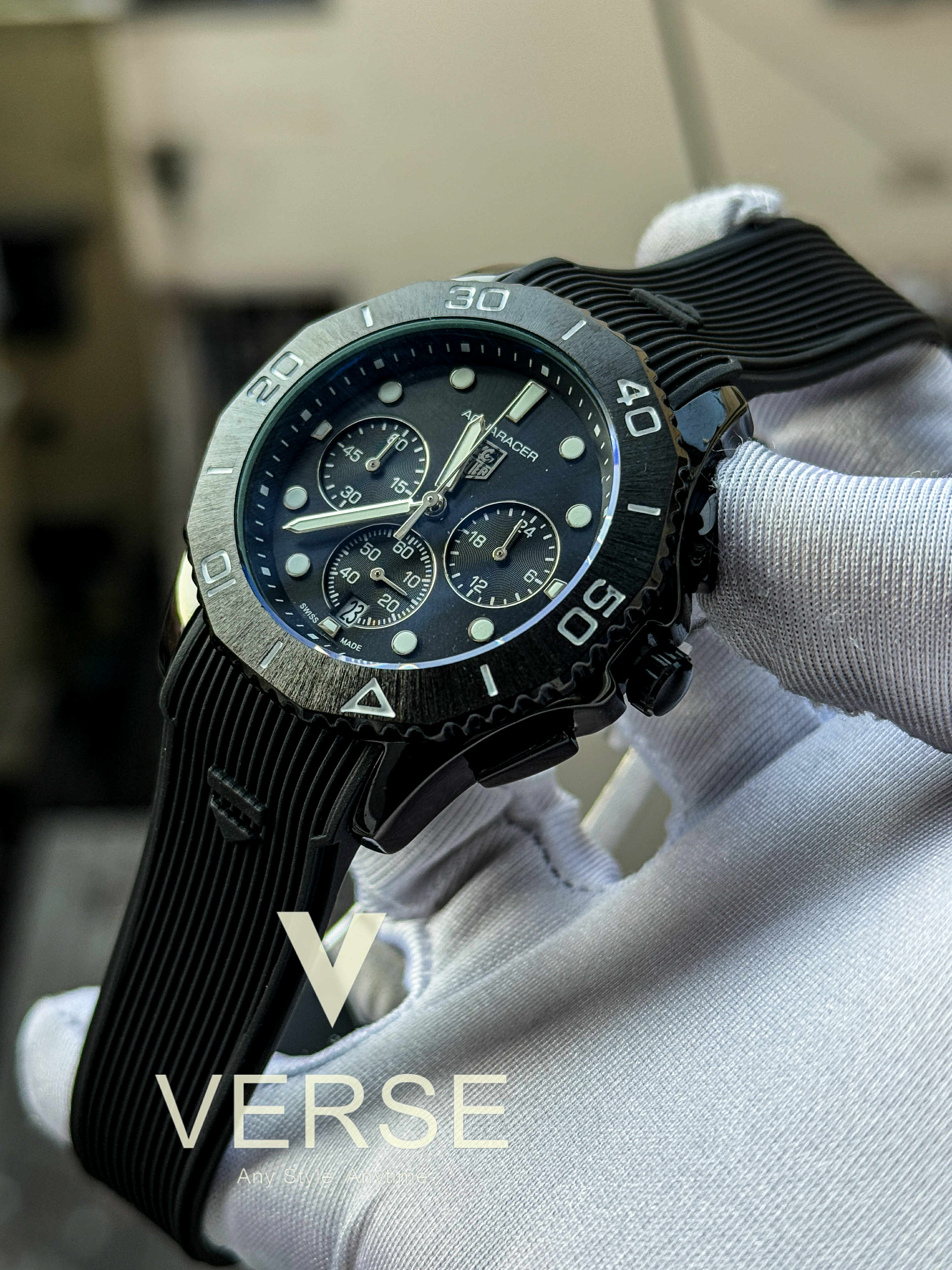 Taghuer aquaracer full black belt