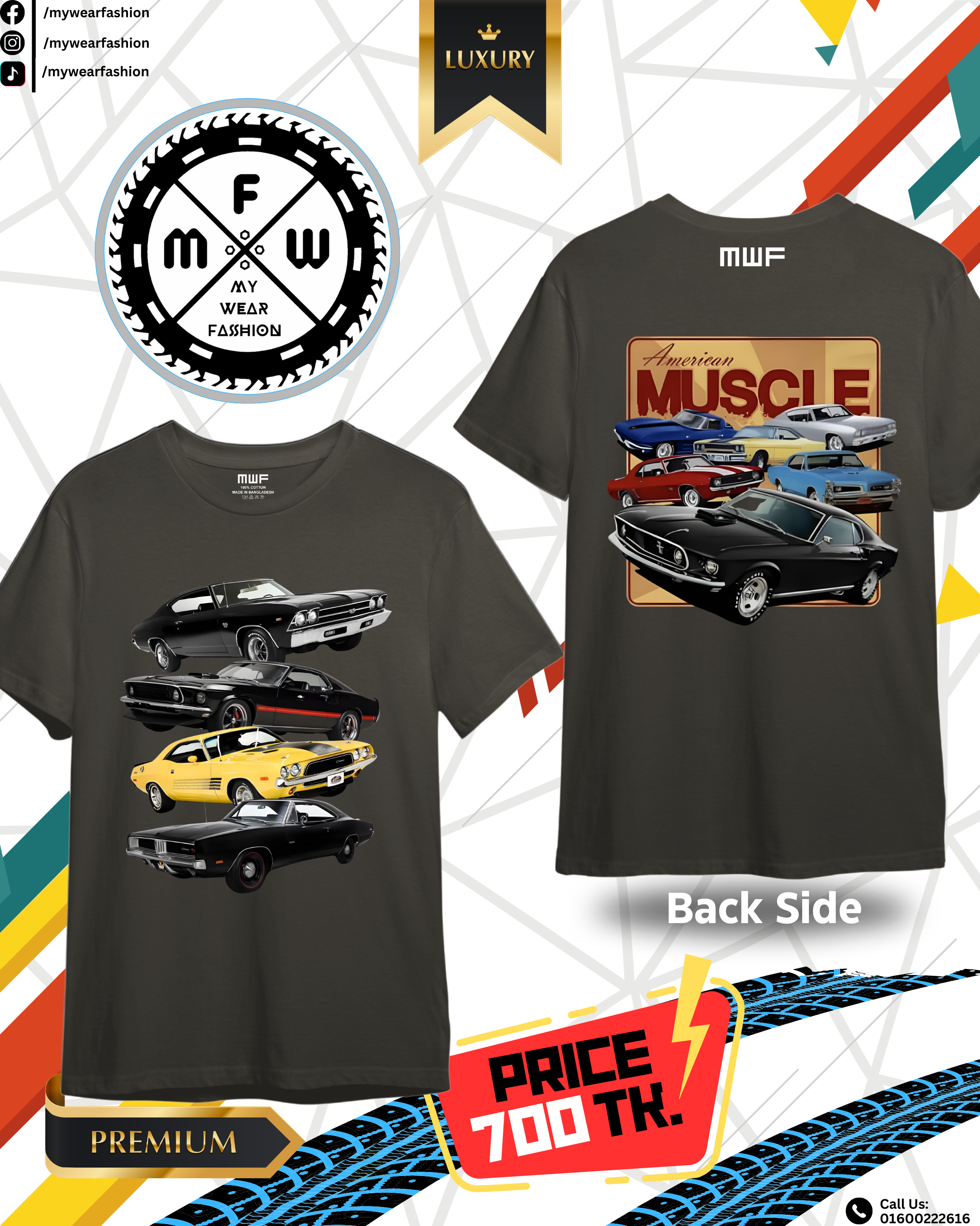 US Muscle Car Premium T-shirt || Tees_img_0