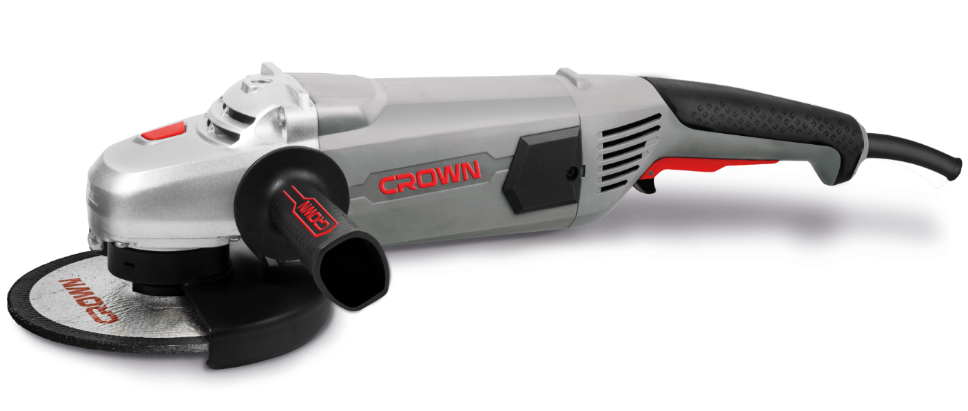 CROWN CT13489 7" Professional Angle Grinder, 2600W, 180mm, Rear switch; CT13489 - 180_img_0