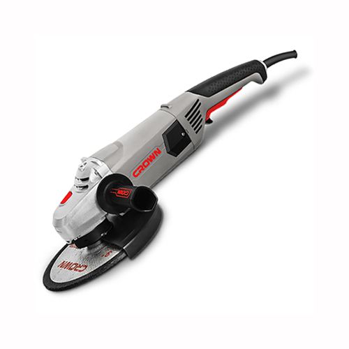 CROWN CT13489S 7" Professional Angle Grinder with Soft Start, 2600W, 180mm, Rear switch; CT13489S-180