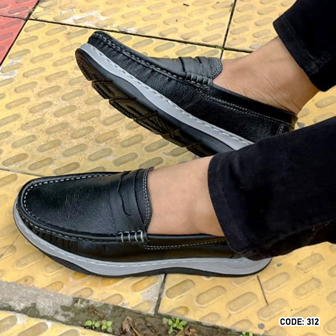 Genuine COW Leather Light Weight Casual Shoes -312_img_2