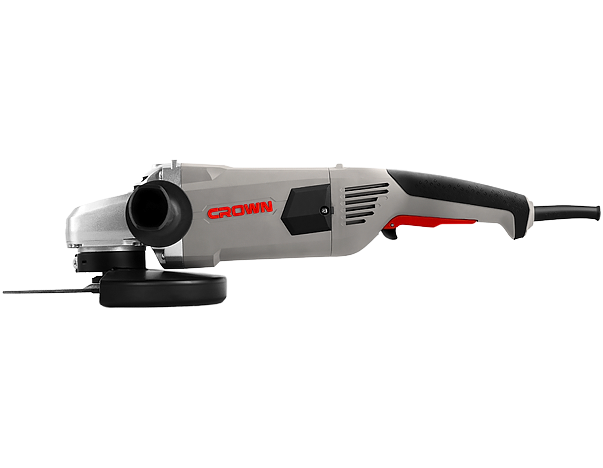 CROWN CT13489 9" Professional Angle Grinder, 2600W, 180mm, Rear switch; CT13489-230_img_1