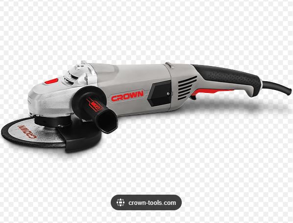 CROWN CT13489 9" Professional Angle Grinder, 2600W, 180mm, Rear switch; CT13489-230_img_4