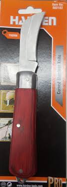 HARDEN 195mm Curved Stainless Knife, Utility Knife, Electrician's Knife; 660102_img_3